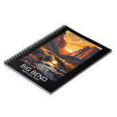 ビッグベンド国立公園テキサス州レトロ旅行 ノートブック (左側)