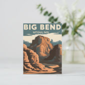 ビッグベンド国立公園テキサス州 ポストカード (スタンド正面)