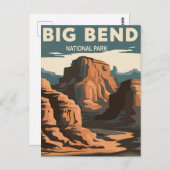 ビッグベンド国立公園テキサス州 ポストカード (正面/裏面)