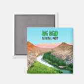 ビッグベンド国立公園テキサス州 マグネット (正面/裏面)