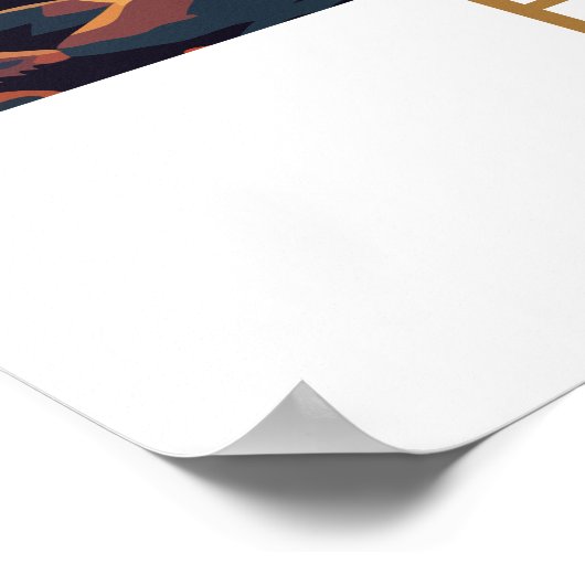 ビッグベンド国立公園テキサス州USA国立公園 ポスター (角)