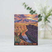 ビッグベンド国立公園トラベル ポストカード (スタンド正面)