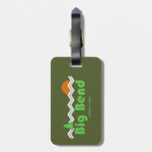 ビッグベンド国立公園レトロ ラゲッジタグ (裏面縦)