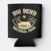 ビッグベンド国立公園レトロ 缶クーラー (正面)