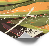 ビッグベンド国立公園ヴィンテージ旅行ポスター ポスター (角)