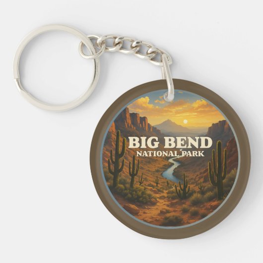 ビッグベンド国立公園 キーホルダー (正面)