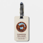 ビッグベンド国立公園 ラゲッジタグ (裏面縦)