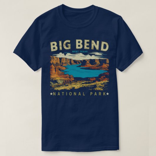 ビッグベンド国立公園 Tシャツ (デザイン正面)