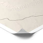 ビッグベンド(テキサス州)の地図ポスター ポスター (角)