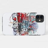 ビッグベンバス ロンドンのランドマーク Case-Mate iPhoneケース (裏面(横))
