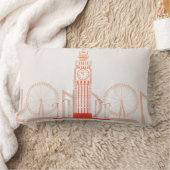 ビッグベンロンドンイングラディティブ装飾用クッション ランバークッション (ブランケット)