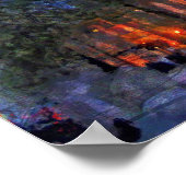 ビッグベンロンドンイングランドデザインポスター ポスター (角)