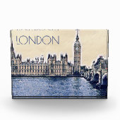 ビッグベンロンドンウォーターカラーアート フォトブロック (正面)