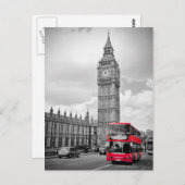 ビッグベンロンドン ポストカード (正面/裏面)
