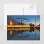 ビッグベンロンドン ポストカード (正面/裏面)