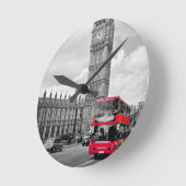 ビッグベンロンドン ラウンド壁時計 (傾斜)