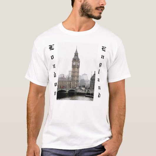 ビッグベンロンドン（水彩画） Tシャツ (正面)