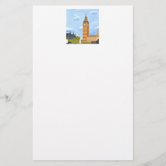 ビッグベン固定紙 便箋 (正面)
