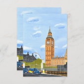 ビッグベン招待状 招待状 (正面/裏面)