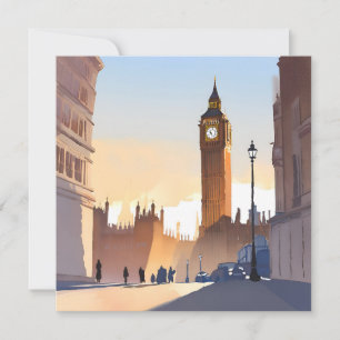 ビッグベン時計塔 ロンドン イングランド イギリス カード