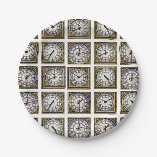 ビッグベン画像紙プレート ペーパープレート (正面)