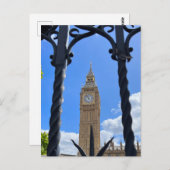 ビッグベン、ウェストミンスター、ロンドン葉書 ポストカード (正面/裏面)