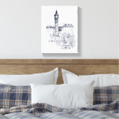 ビッグベン キャンバスプリント (インサイチュ (寝室))