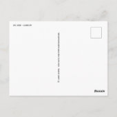 ビッグベン、タワークロック – ロンドン ポストカード (裏面)