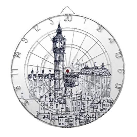 ビッグベン ダーツボード (正面)