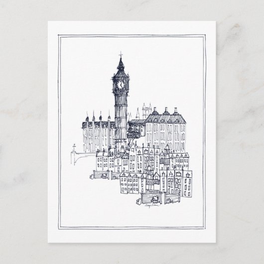 ビッグベン ポストカード (正面)