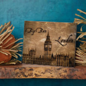 ビッグベン、ロンドンプレート フォトプラーク (側面)