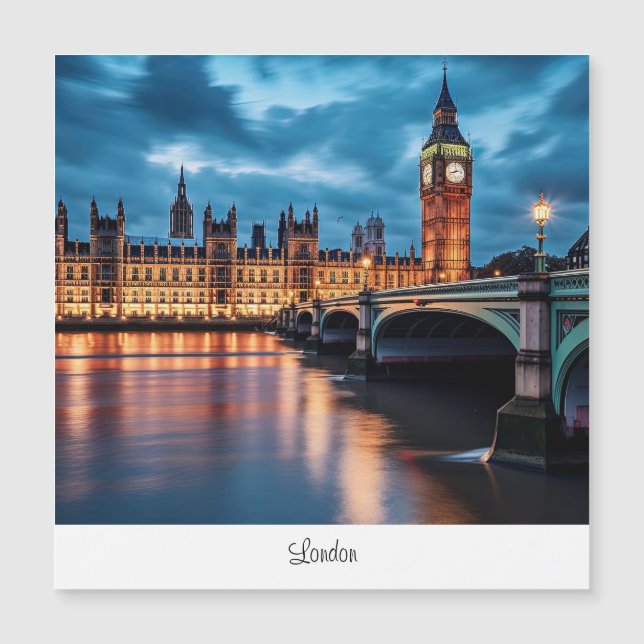 ビッグベン、ロンドン。 (正面)