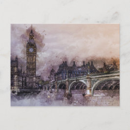ビッグベン – ロンドン，イングランド ポストカード