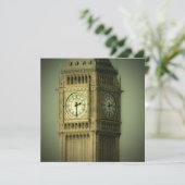 ビッグベン，ロンドン，ウェストミンスター宮殿 サンキューカード (スタンド正面)