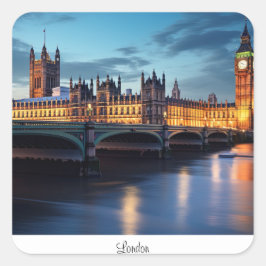 ビッグベン、ロンドン。 スクエアシール