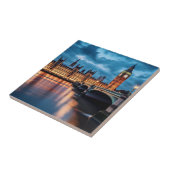 ビッグベン、ロンドン。 タイル (側面)