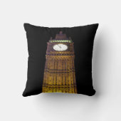 ビッグベン、ロンドン(ポスターエッジ効果) クッション (裏面)