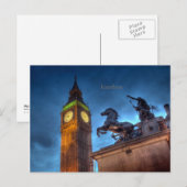 ビッグベン（ロンドン） ポストカード (正面/裏面)