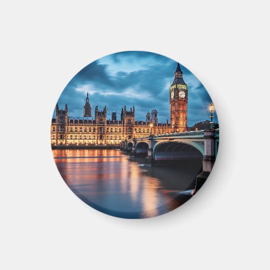ビッグベン、ロンドン。 マグネット (正面)