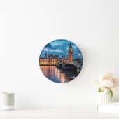 ビッグベン、ロンドン。 ラウンド壁時計 (ホーム)