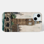 ビッグベン ロンドン ヴィンテージ Case-Mate iPhoneケース (裏面 (横))