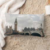 ビッグベンinロンドン枕 ランバークッション (ブランケット)