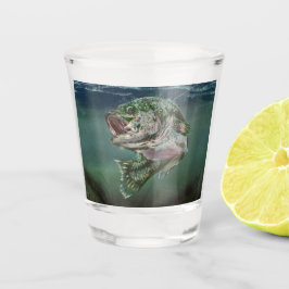 ビッグベース魚釣りが入る ショットグラス