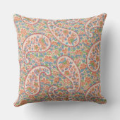 ビッグペイズリーリトルフラワーズ装飾用クッション クッション (裏面)
