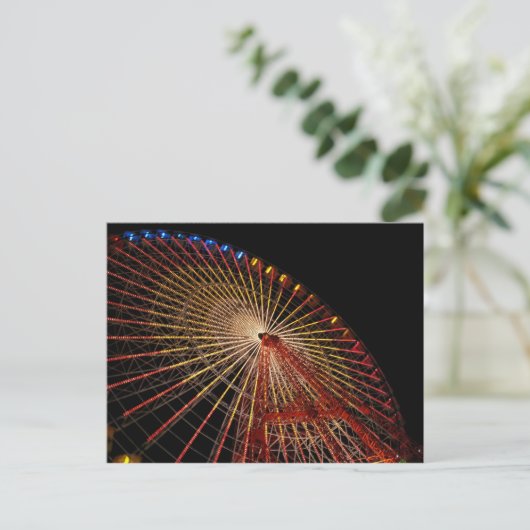 ビッグホイールファンフェアの夜。 ポストカード (スタンド正面)