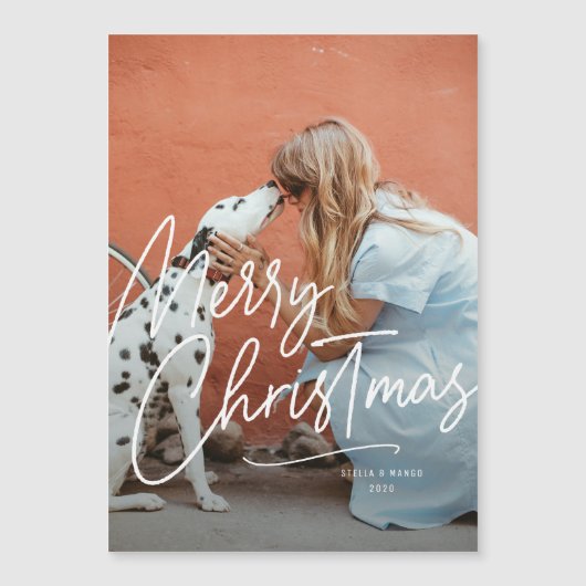 ビッグホリデメリーーフォトマグネット (正面)