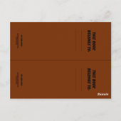 ビッグホルンシープブックマーカー ポストカード (裏面)