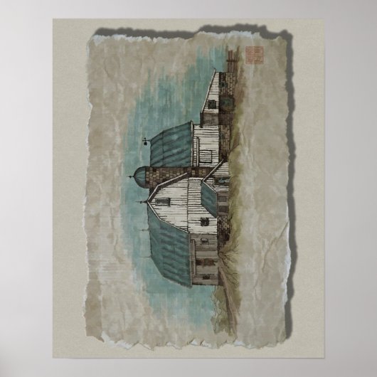 ビッグホワイトアミッシュバーン ポスター (正面)