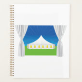 ビッグホワイトテントスパイラルプランナー プランナー手帳 (正面)