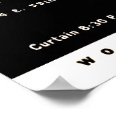 ビッグホワイトフォグヴィンテージ劇場ポスター ポスター (角)